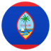 Bagaimana Flag: Guam emoji terlihat di Joypixels.