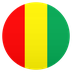 Bagaimana Flag: Guinea emoji terlihat di Joypixels.