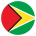 Bagaimana Flag: Guyana emoji terlihat di Joypixels.