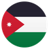 Bagaimana Flag: Jordan emoji terlihat di Joypixels.