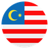 Bagaimana Flag: Malaysia emoji terlihat di Joypixels.