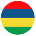 Bagaimana Flag: Mauritius emoji terlihat di Joypixels.