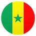 Bagaimana Flag: Senegal emoji terlihat di Joypixels.