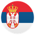 Bagaimana Flag: Serbia emoji terlihat di Joypixels.