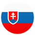 Bagaimana Flag: Slovakia emoji terlihat di Joypixels.