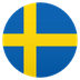 Bagaimana Flag: Sweden emoji terlihat di Joypixels.