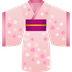 Bagaimana Kimono emoji terlihat di Joypixels.