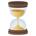 Bagaimana Hourglass Not Done emoji terlihat di Joypixels.