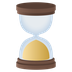 Bagaimana Hourglass Done emoji terlihat di Joypixels.