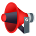 Bagaimana Loudspeaker emoji terlihat di Joypixels.