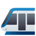 Bagaimana Light Rail emoji terlihat di Joypixels.