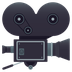 Bagaimana Movie Camera emoji terlihat di Joypixels.