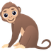 Bagaimana Monkey emoji terlihat di Joypixels.