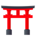 Bagaimana Shinto Shrine emoji terlihat di Joypixels.