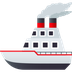 Bagaimana Ship emoji terlihat di Joypixels.