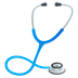 Bagaimana Stethoscope emoji terlihat di Joypixels.