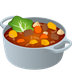 Bagaimana Pot of Food emoji terlihat di Joypixels.