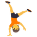 Bagaimana Person Cartwheeling emoji terlihat di Joypixels.