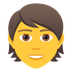 Bagaimana Person emoji terlihat di Joypixels.