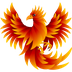 Bagaimana Phoenix emoji terlihat di Joypixels.