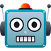 Bagaimana Robot emoji terlihat di Joypixels.