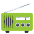 Bagaimana Radio emoji terlihat di Joypixels.