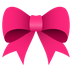 Bagaimana Ribbon emoji terlihat di Joypixels.