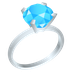 Bagaimana Ring emoji terlihat di Joypixels.