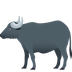 Bagaimana Water Buffalo emoji terlihat di Joypixels.