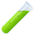 Bagaimana Test Tube emoji terlihat di Joypixels.