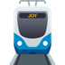 Bagaimana Tram emoji terlihat di Joypixels.