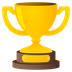 Bagaimana Trophy emoji terlihat di Joypixels.