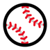 Come Palla da baseball emoji appare su Microsoft.