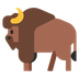 Come Bisonte emoji appare su Microsoft.