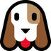 Come Muso di cane emoji appare su Microsoft.