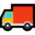 Come Camion emoji appare su Microsoft.