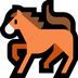 Come Cavallo emoji appare su Microsoft.