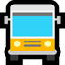 Come Bus in arrivo emoji appare su Microsoft.