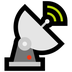 Come Antenna satellitare emoji appare su Microsoft.