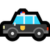 Come Macchina della polizia emoji appare su Microsoft.