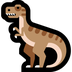 Come T-Rex emoji appare su Microsoft.