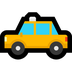 Come Taxi emoji appare su Microsoft.