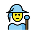 Hvordan Magiker emoji ser ud på Openmoji.