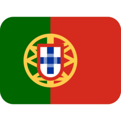 Hoe Vlag: Portugal emoji eruit ziet op Twitter.