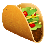 Jak wygląda emoji Taco w Whatsapp.