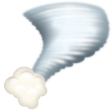 Jak wygląda emoji Tornado w Whatsapp.