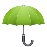 Jak wygląda emoji Parasol w Whatsapp.