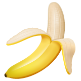 Jak wygląda emoji Banan w Whatsapp.