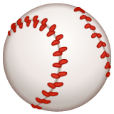 Jak wygląda emoji Baseball w Whatsapp.