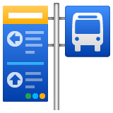 Jak wygląda emoji Przystanek autobusowy w Whatsapp.